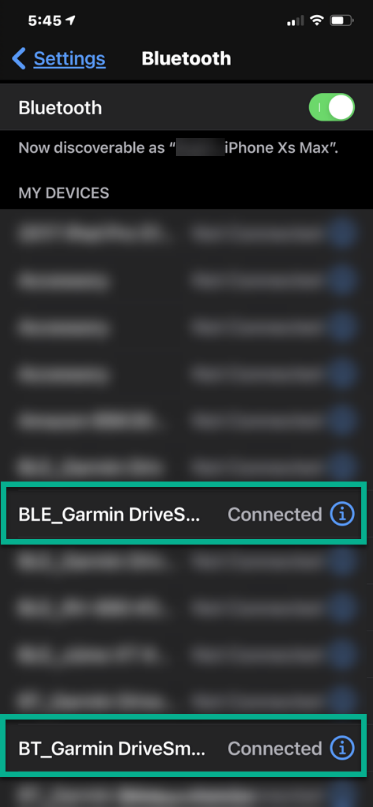 iphone drive connected