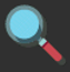 Magnifying Glass On Black Background