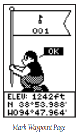 Mark Waypoint Page 