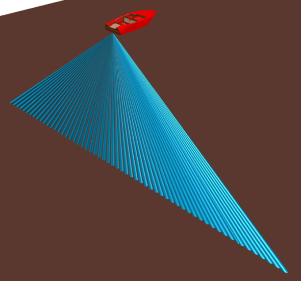 multi-phased array multi-phased array in blue