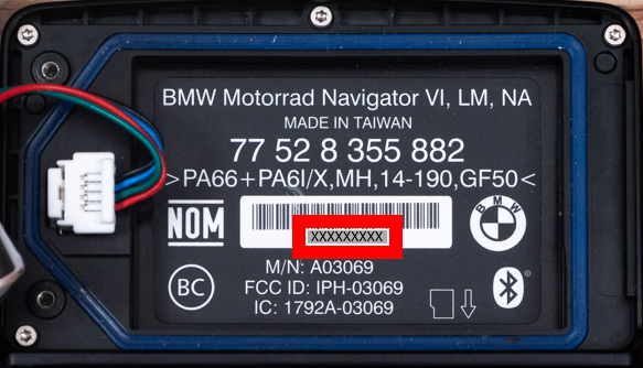 garmin serial number check