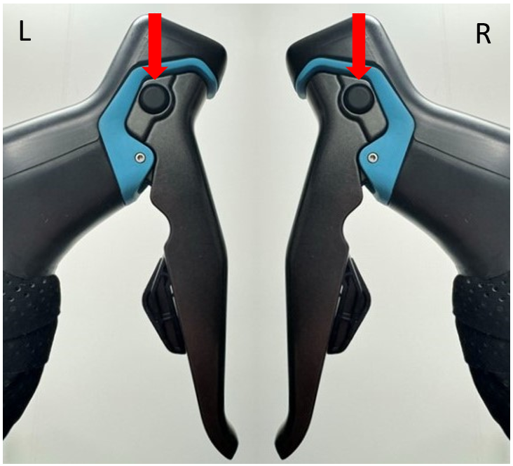 right and left neo bike control buttons