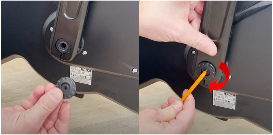 Tighten Crank Bolt with bracket cap