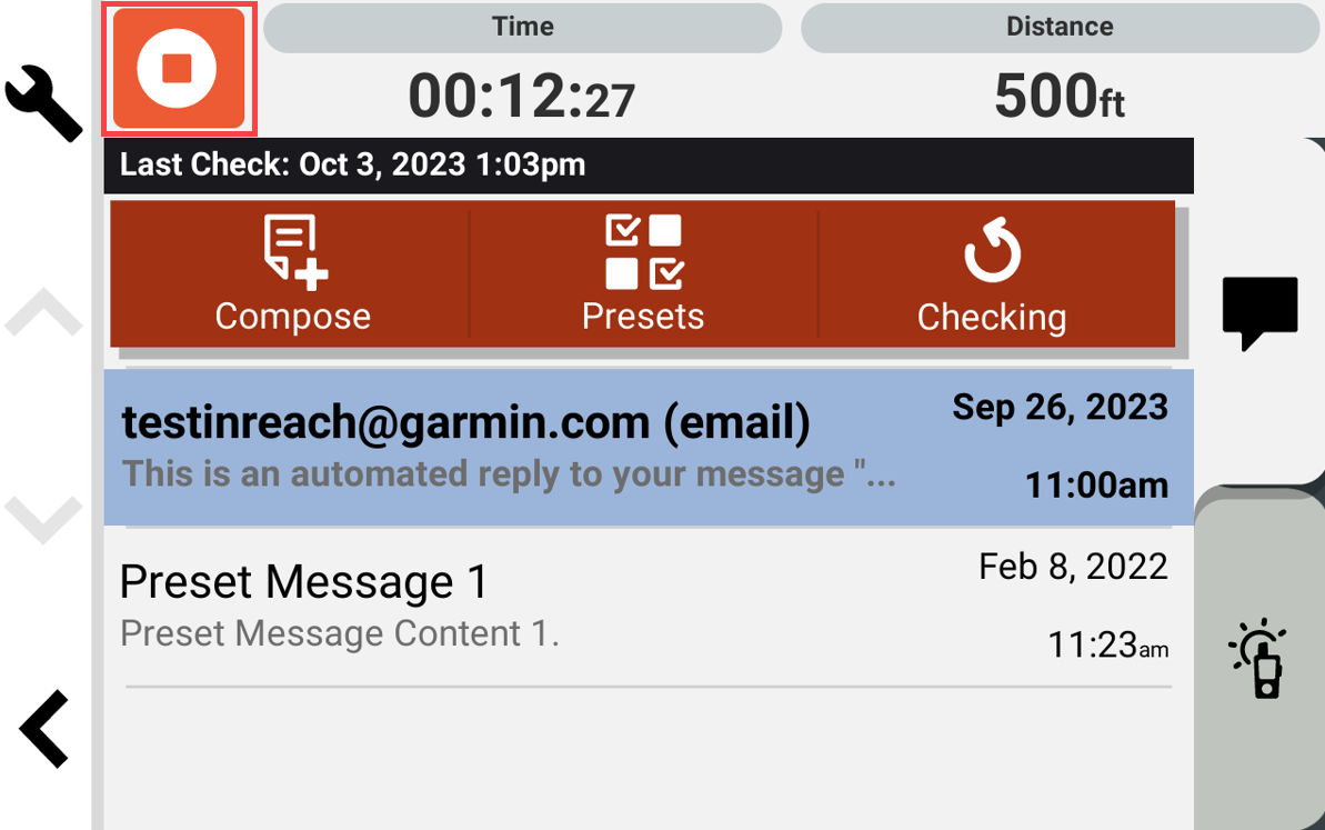 Example of Stop Icon