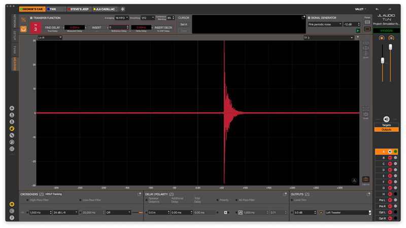 unmuted and measured delay field populated