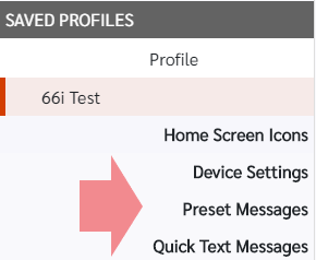 Image of Profile Settings Professional Account