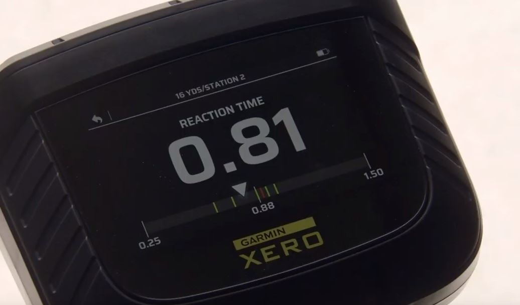 Reaction Time Screen on Xero S1 Trapshooter
