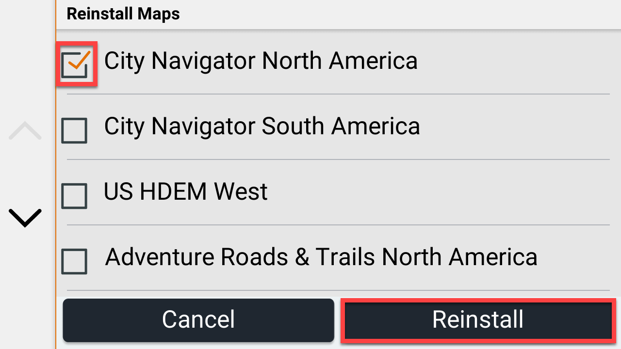 Reinstalling a map tread 2