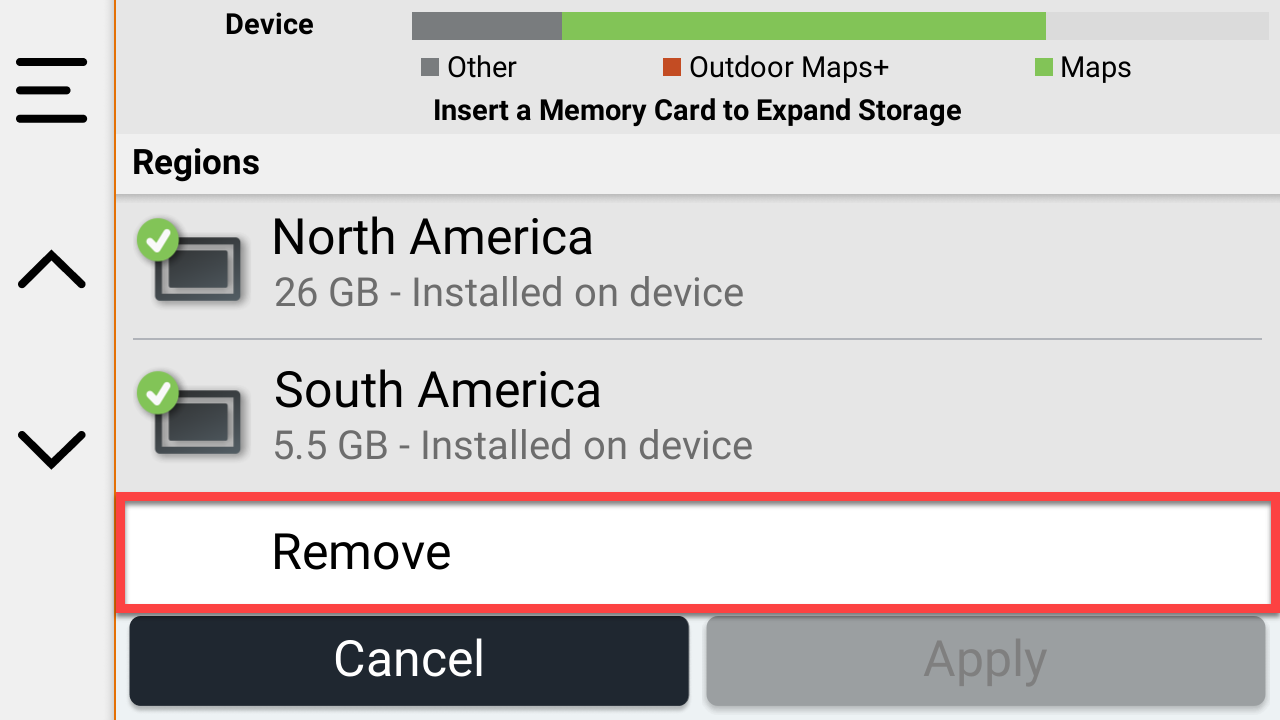 Remove map tread 2