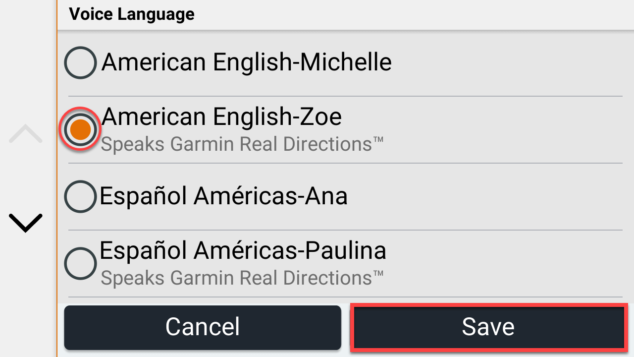 Select and save voice tread2