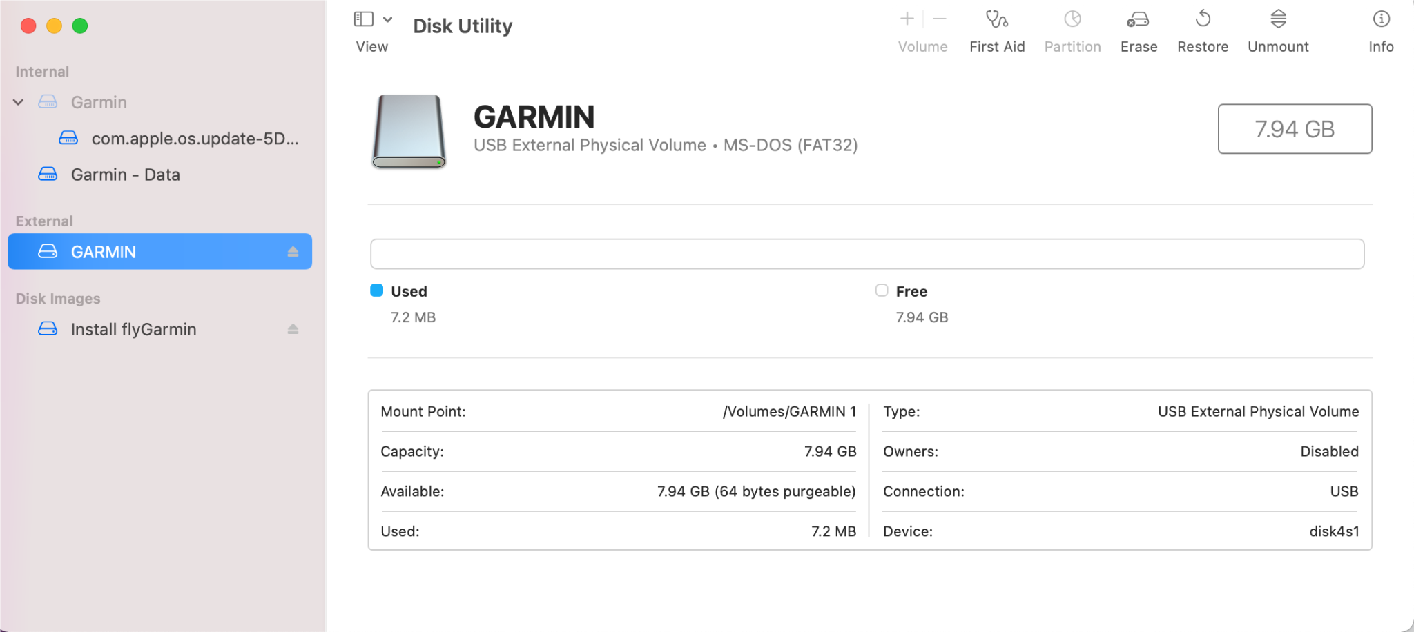 Farvel skat forgænger How do I format my SD card for aviation devices on a Mac? | Garmin Customer  Support