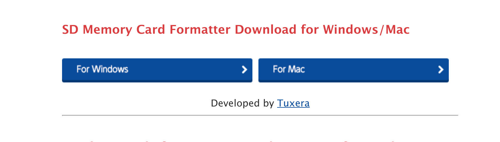 what format sd card for mac and windows