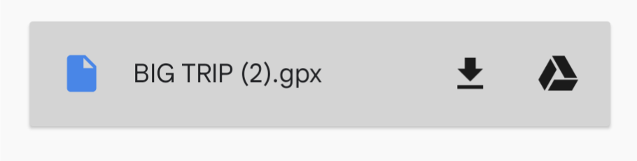 Select gpx android Select gpx android