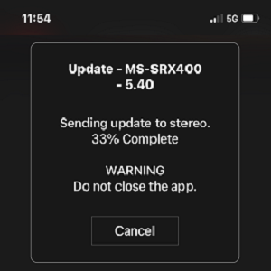 transferring update