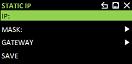 static ip select save