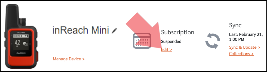 Reactivating a Suspended inReach Garmin Customer Support