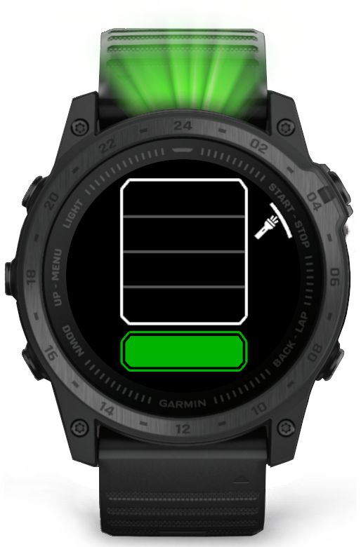 tactix 7 Flashlight Green