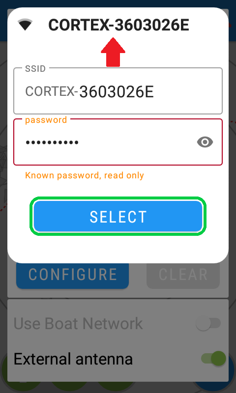 SSID Displaying on App Banner
