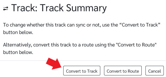 Convert to Track