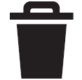 Edge 1040 trash icon