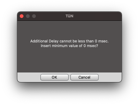 true delay finder error