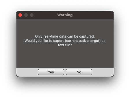 tun software dialog box