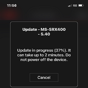 installing update