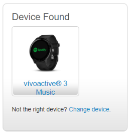 garmin vivoactive 3 music serial number