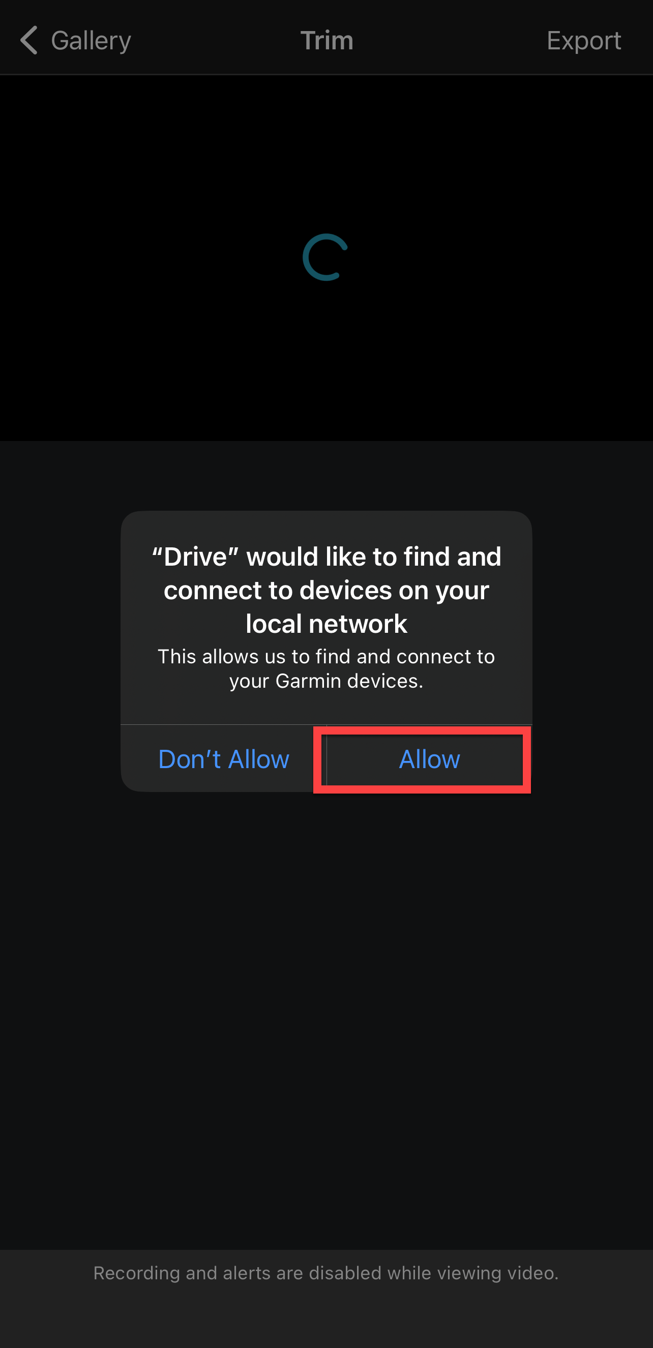 Local network permission