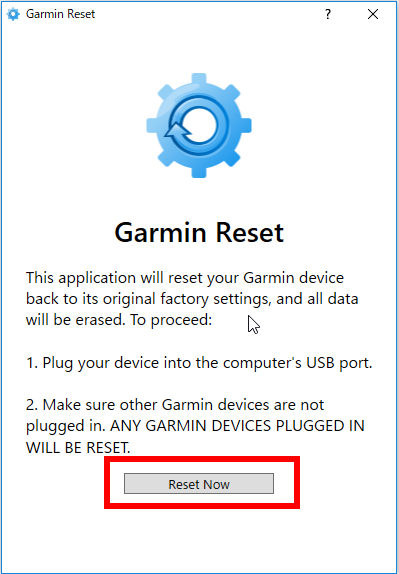 トラブルシューティング 電源が落ちない機種でフリーズした 操作不能になった Garmin サポートセンター
