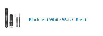 Black and White Watch Band