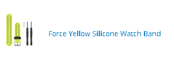 Force Yellow Silicone Watch Band