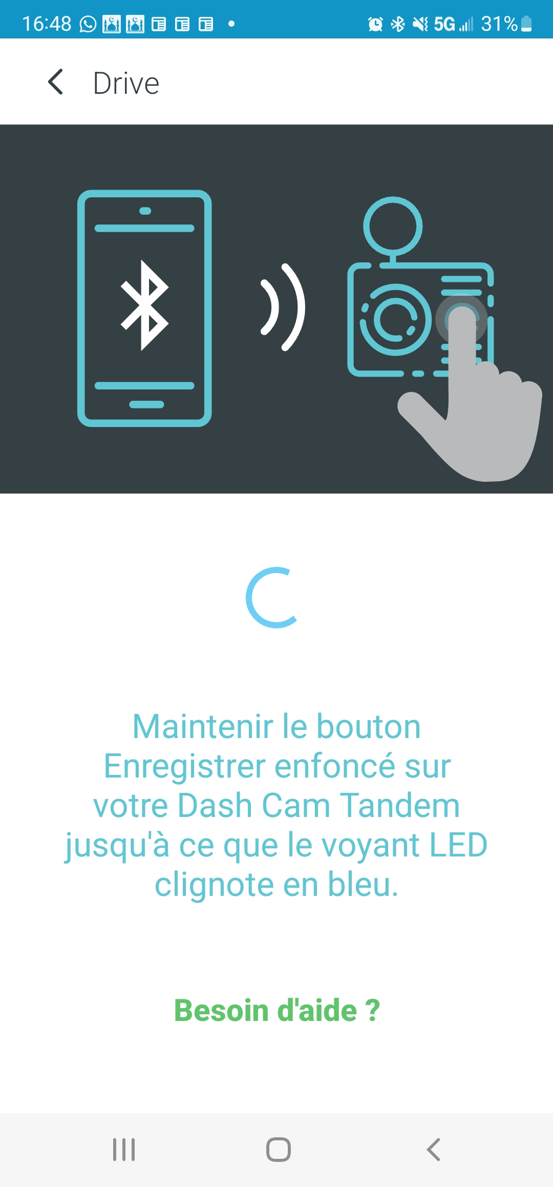 D pannage d une Dash Cam Garmin avec l application Garmin Drive