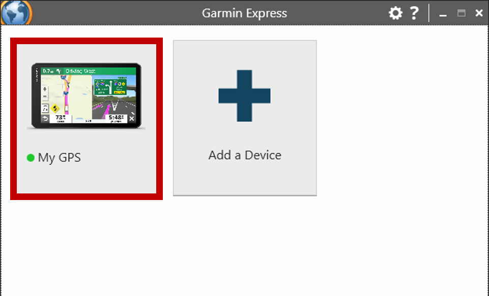 My Garmin Product Registration