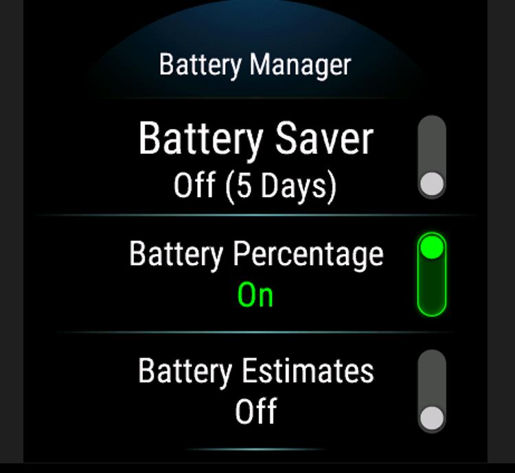 Battery saver store