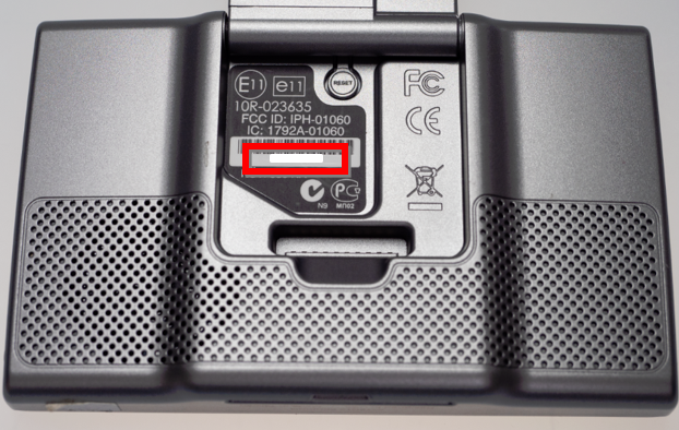 How Locate Serial Number or Unit ID on an Automotive Device | Customer Support