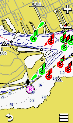 Image of Nautical Marine Chart Mode