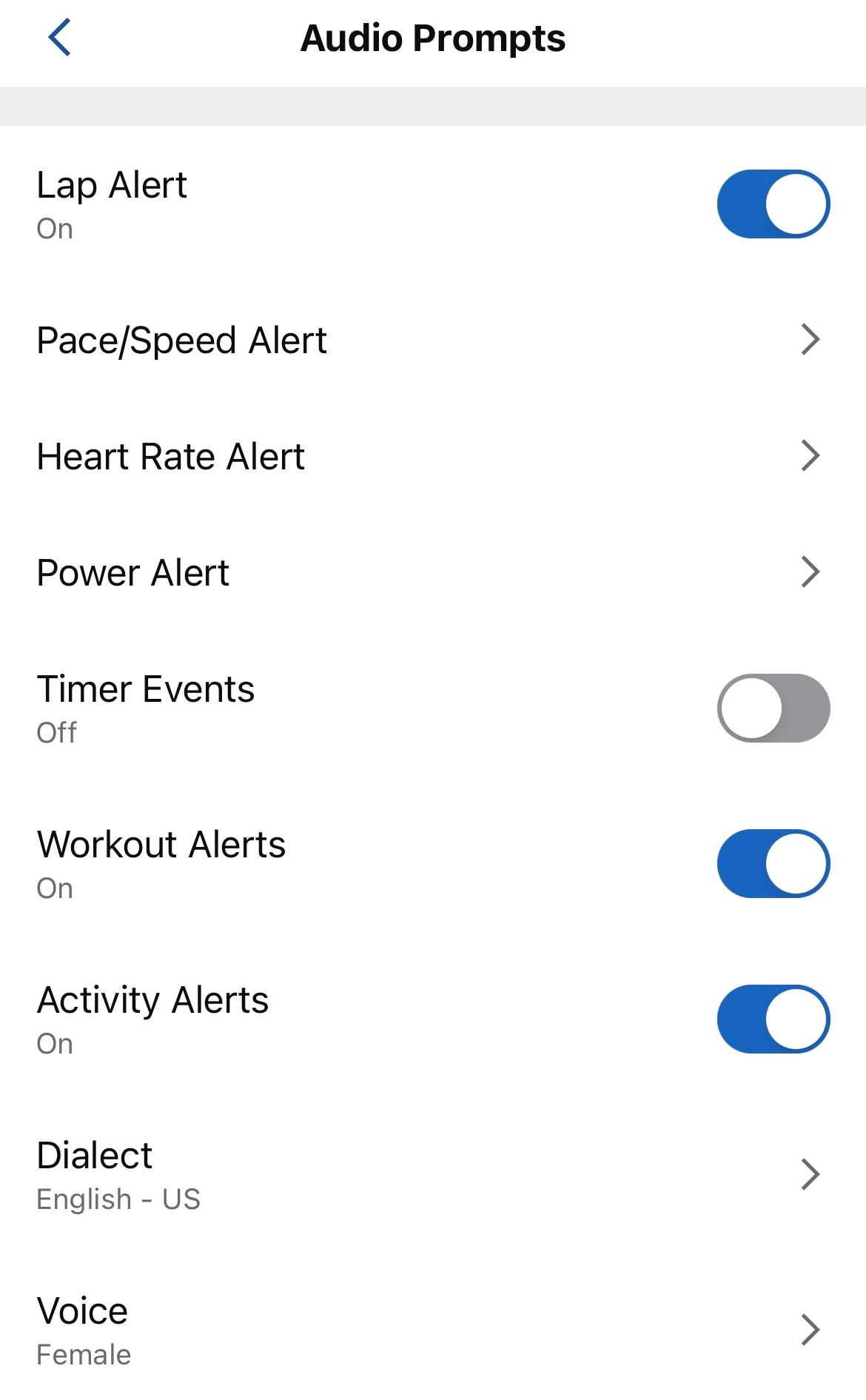 Enabling Spoken Audio Prompts in the Garmin Connect App Garmin