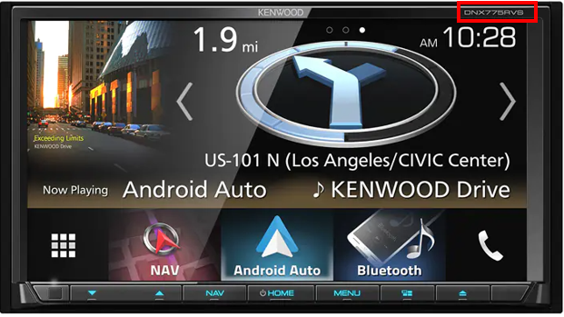 Identifying the Model Number of a Garmin Kenwood Navigation System