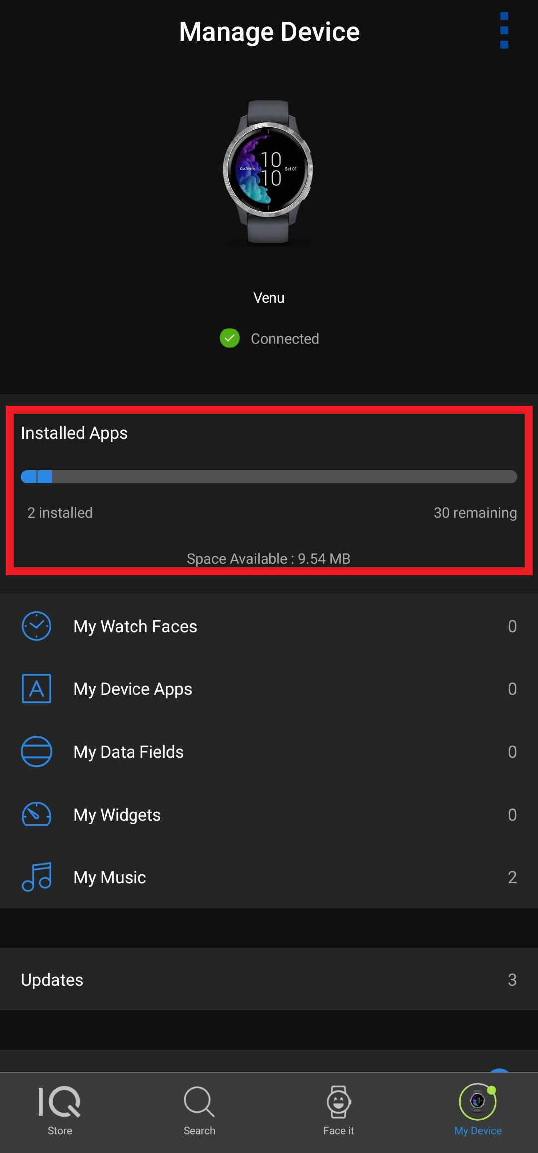 Installing Content Using the Connect IQ Store App Garmin