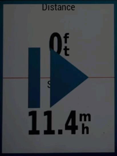 What Is the Blue Flashing Triangle on the Screen of My