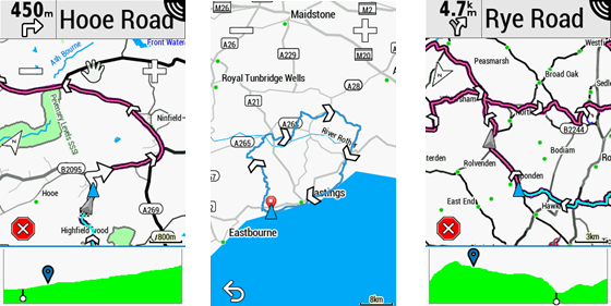 Garmin bike hot sale map