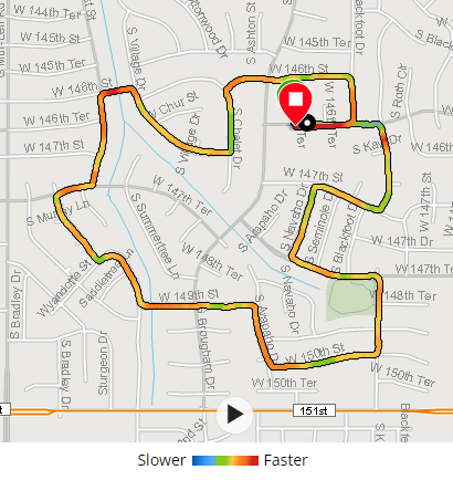 Garmin and best sale map my run