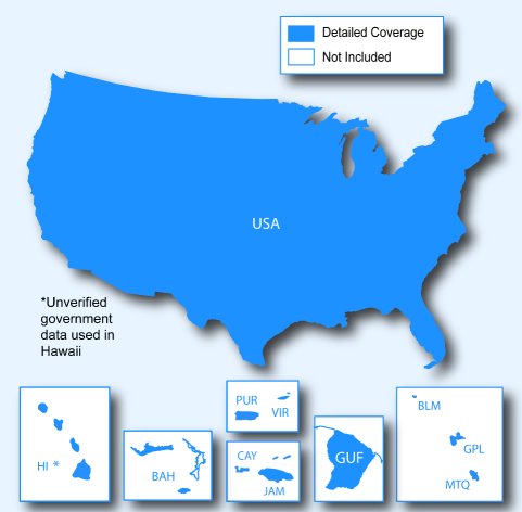 North American Map Regions Garmin Support