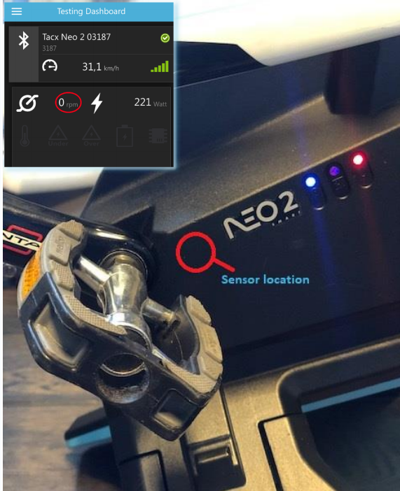 Tacx neo 2t heart rate online monitor