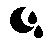 Rain at Night Weather Icon