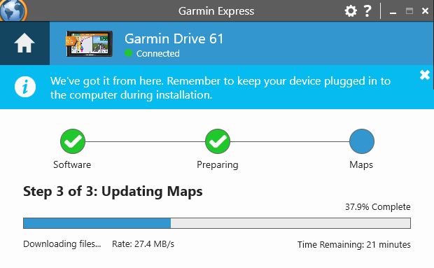 Actualizacion De Mapas Y Software Automotriz Con Garmin Express Departamento De Asistencia