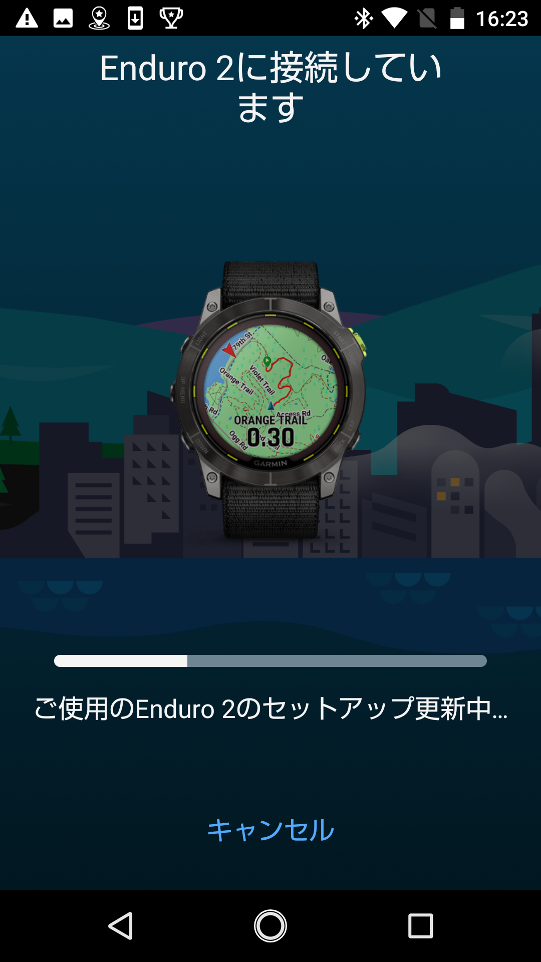 ペアリング：Enduro2 Bluetooth未接続ステータス・同期できない・ペア