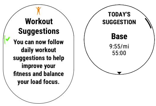 Garmin 945 2025 suggested workout