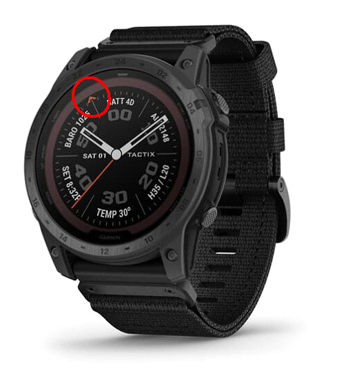 Fourth Hand on a Tactix Watch Face Garmin Customer Support